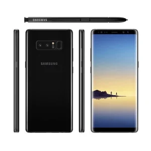 Samsung Galaxy Note 8 gris reacondicionado perfil lateral