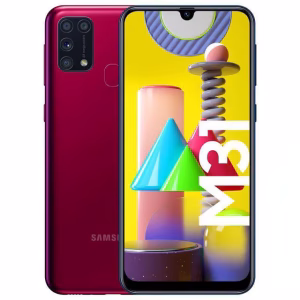 Samsung Galaxy M31 Negro reacondicionado vista frontal