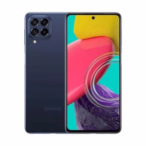 Samsung Galaxy M53 5G Azul reacondicionado vista frontal