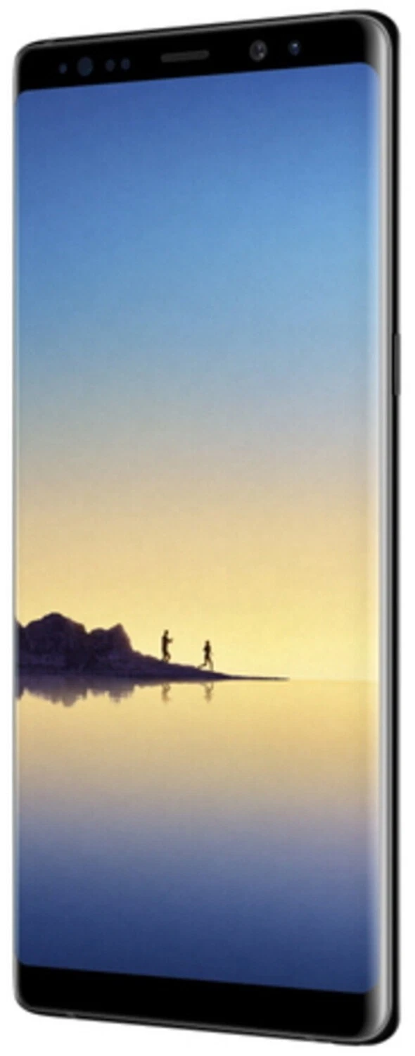 Samsung Galaxy Note 8 gris reacondicionado perfil lateral