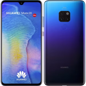 Huawei Mate 20 negro reacondicionado frontal