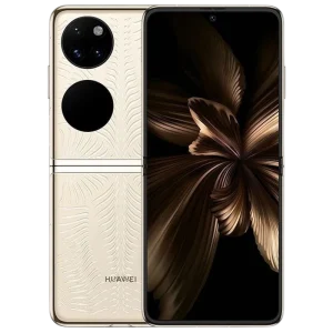 Huawei P50 Pocket Premium Edition negro reacondicionado vista frontal