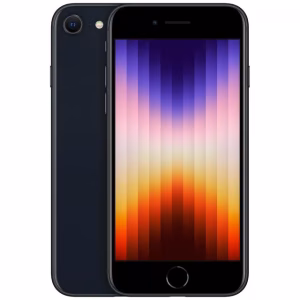 iPhone SE 2022 Medianoche reacondicionado vista frontal