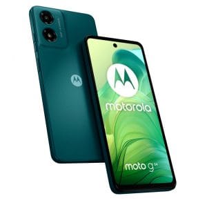 motorola moto g04 samsung gama media barato con pantalla panorámica y diseño frontal en color gris