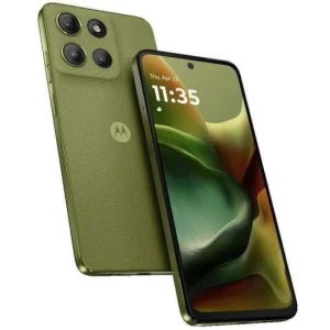 Motorola gama media barato con pantalla de 6.7 pulgadas y diseño frontal en color gris