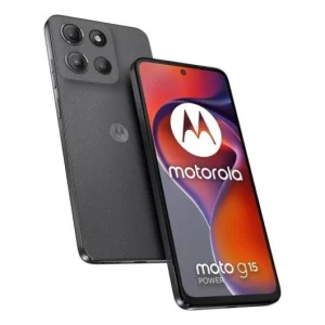 Motorola gama media barato con pantalla de 6.72 pulgadas y diseño frontal en color gris