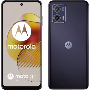 Motorola Moto G73 5G Midnight Blue reacondicionado vista frontal