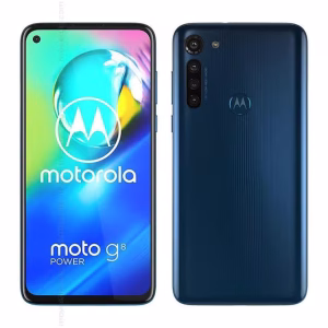 Motorola Moto G8 Power Smoke Black reacondicionado vista frontal