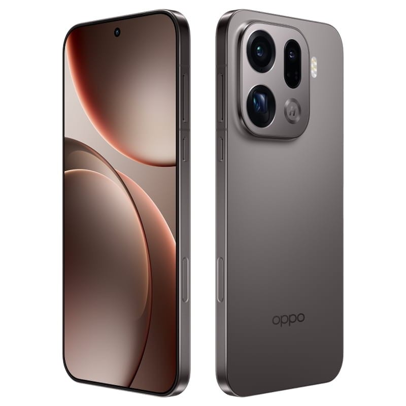 Oppo Find X9 Pro 5G plata reacondicionado vista lateral