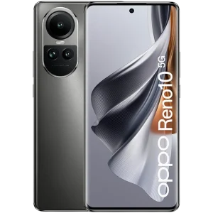 Oppo Reno10 5G plata reacondicionado vista frontal