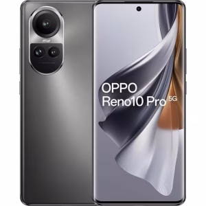 Oppo Reno10 Pro 5G gris reacondicionado vista frontal