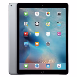 Apple iPad Pro 12.9 1st Gen gris espacial reacondicionado vista frontal
