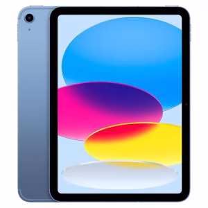 Apple iPad 10 azul reacondicionado vista frontal