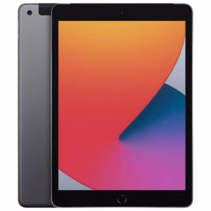 Apple iPad 8 gris espacial reacondicionado vista frontal