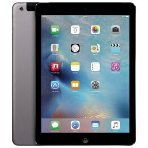 Apple iPad Air 1 gris espacial reacondicionado vista frontal
