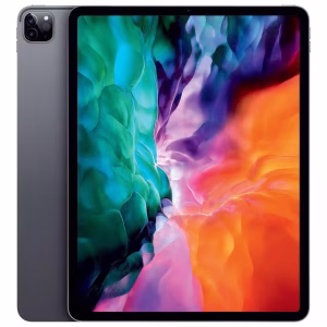 iPad Pro 12.9 4th Gen gris espacial reacondicionado vista frontal