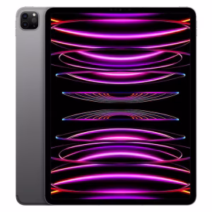 iPad Pro 12.9 6th Gen gris espacial reacondicionado vista frontal