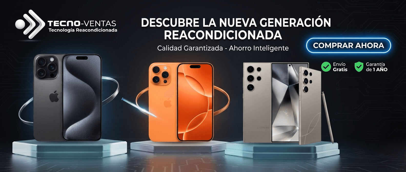iPhone 15 Pro titanio natural reacondicionado vista frontal