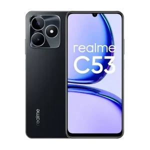 Realme C53 negro reacondicionado vista frontal