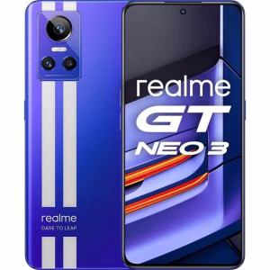 Realme GT Neo 3 150W 5G negro reacondicionado vista frontal