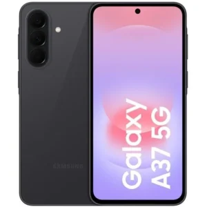 Samsung Galaxy A37 5G negro reacondicionado vista frontal