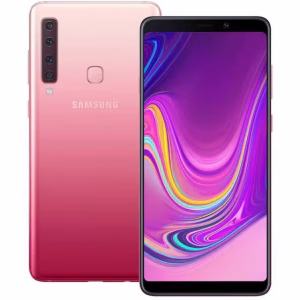 Samsung Galaxy A9 2018 negro reacondicionado vista frontal