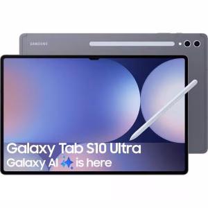 Samsung Galaxy Tab S10 Ultra 5G gris reacondicionado vista frontal