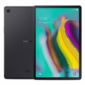 Samsung Galaxy Tab S5e LTE negro reacondicionado vista frontal