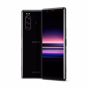 Sony Xperia 5 negro reacondicionado vista frontal