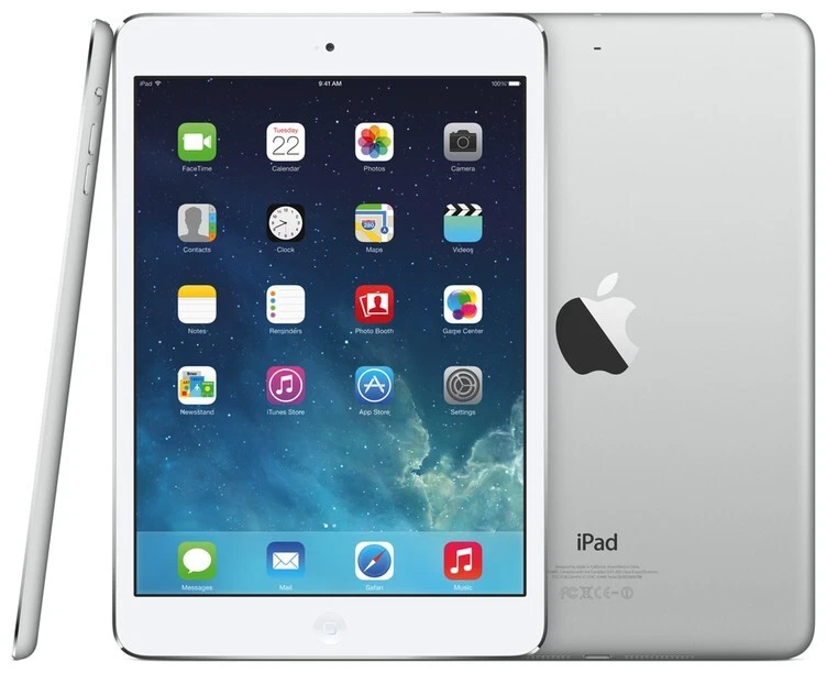 Apple iPad Mini 2nd Gen plata reacondicionado perfil lateral