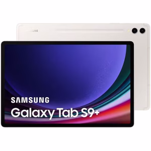 Samsung Galaxy Tab S9 Plus 5G negro reacondicionado vista frontal
