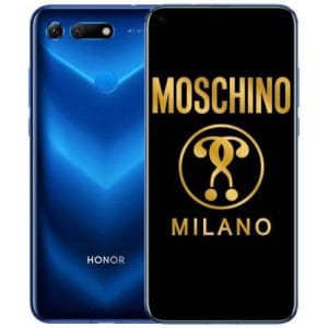 Huawei Honor View 20 Moschino gris reacondicionado vista frontal