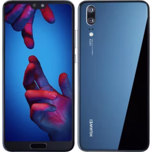 Huawei P20 plata reacondicionado plano trasero