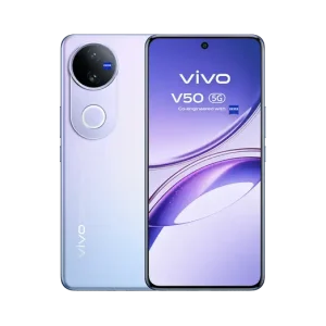 Vivo V50 5G negro reacondicionado vista frontal