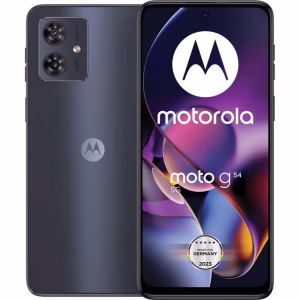 Motorola Moto G54 5G azul reacondicionado vista frontal