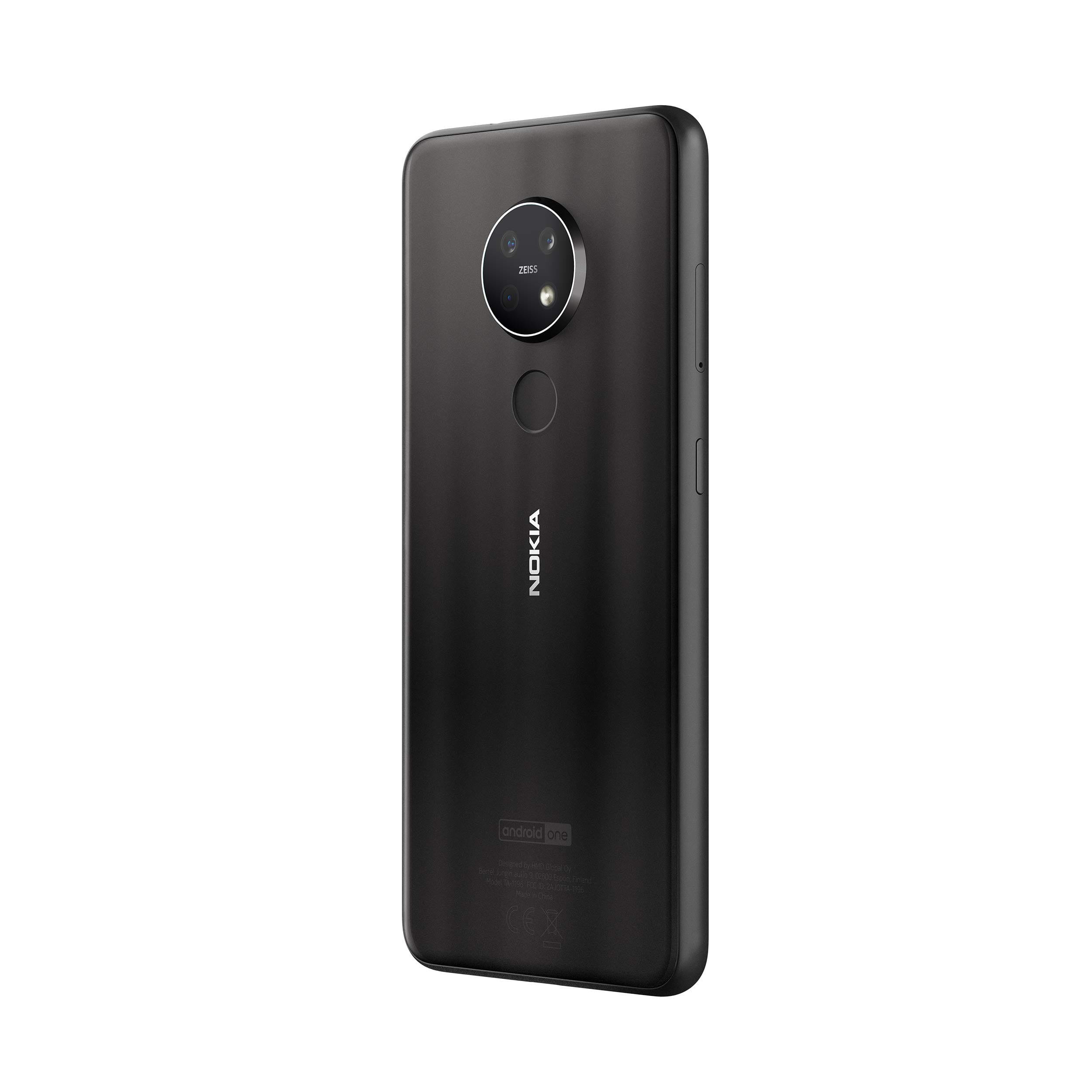 Nokia 7.2 cian reacondicionado vista trasera