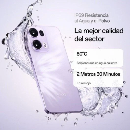 Oppo Reno13 Pro 5G starrypink reacondicionado pantalla encendida