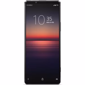 Sony Xperia 1 II 5G negro reacondicionado vista frontal
